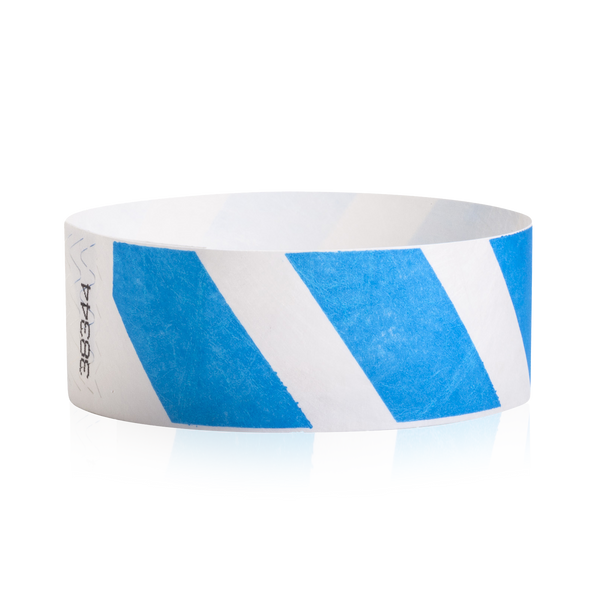 1" Tyvek Wristband Progressive Stripe