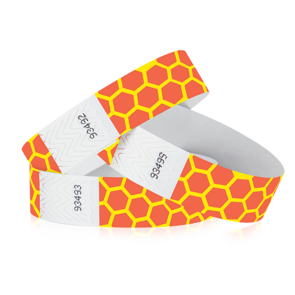 3/4" Tyvek Honeycomb Wristbands